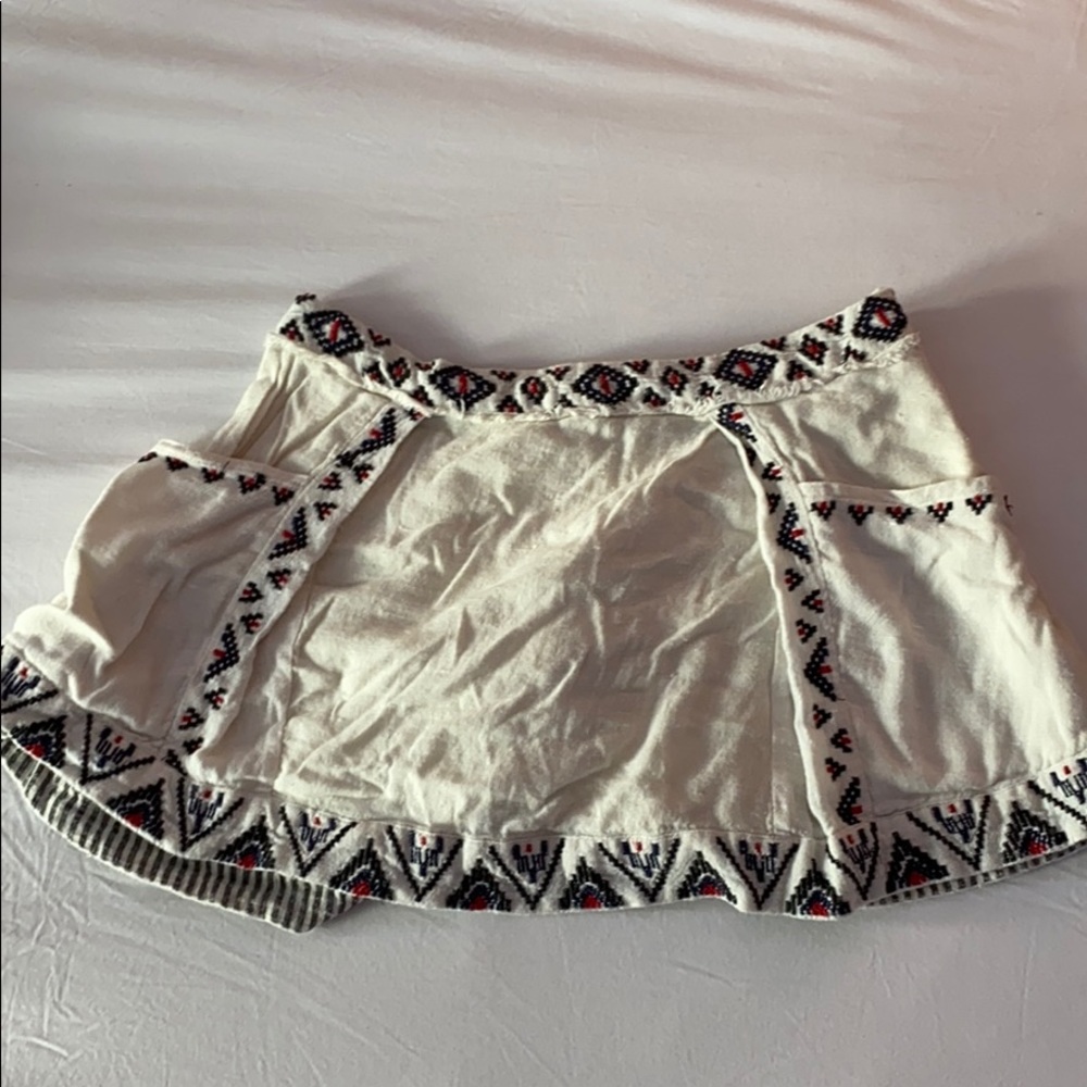 Free People Cream Skort